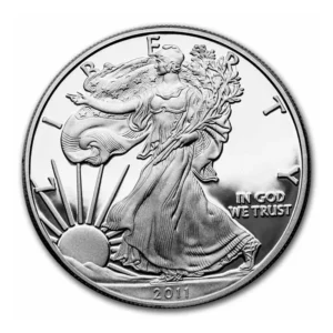 Proof Silver Eagle With Box & COA