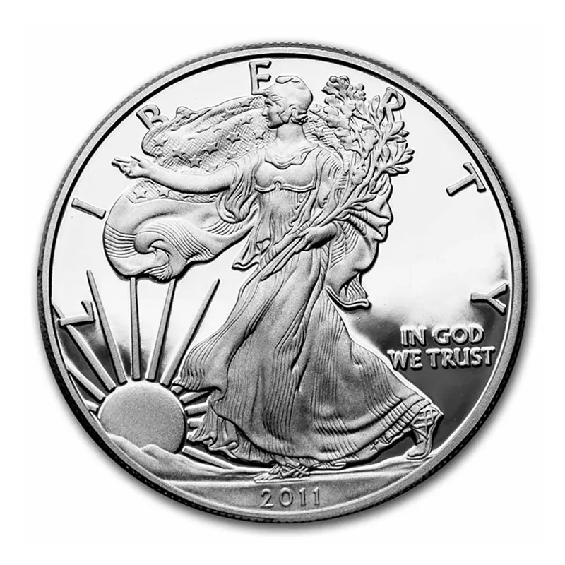 Proof Silver Eagle With Box & COA